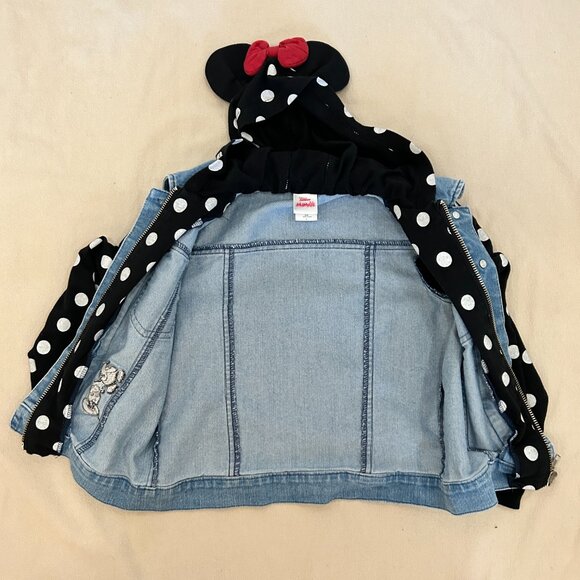 Minnie Mouse Denim Jacket - Size 6 - Picture 3 of 4
